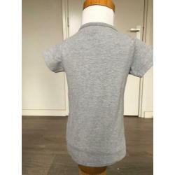 NAME IT shirt grijs met letters mt 92 nette staat D4