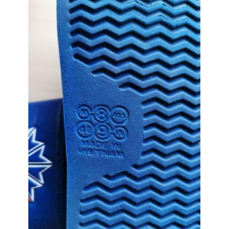 Reebok slippers blauw, zgan. 40 / 40,5