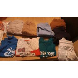 9x nieuw jongens kleding maat 98 (6x korte broek, 2x hemd)