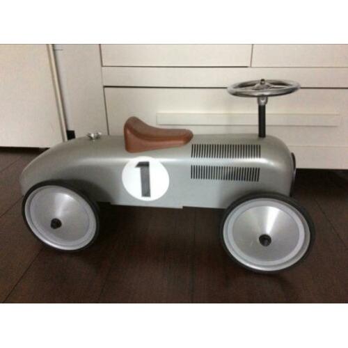 Retro loopauto zilver