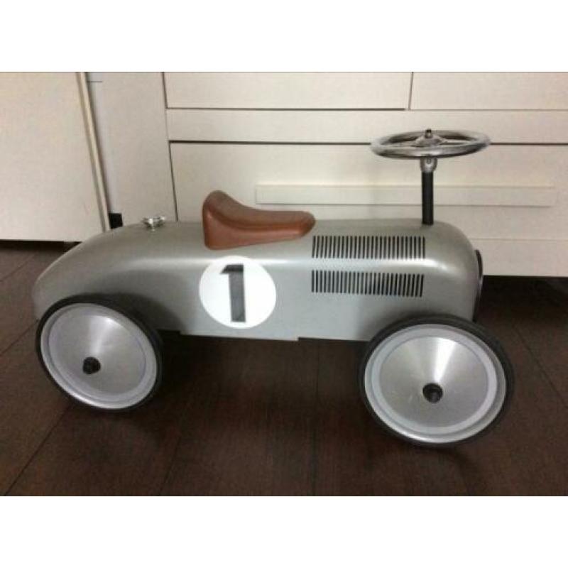 Retro loopauto zilver