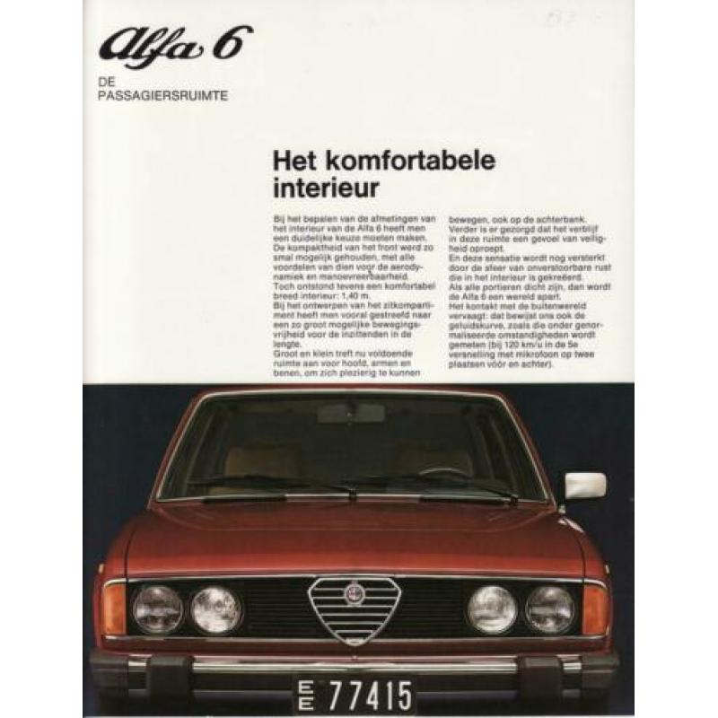 Alfa Romeo 6, set, 1979