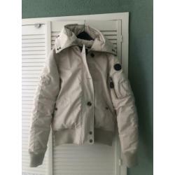 Airforce bomberjack creme dames