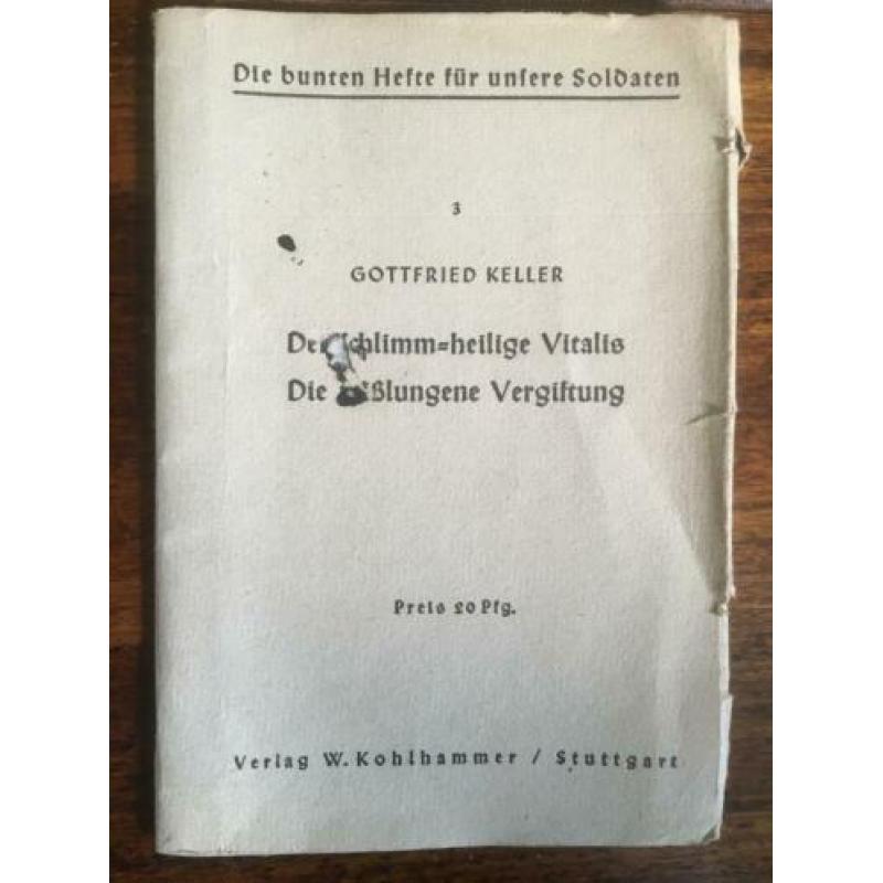WO2 DUITS "Die bunte Hefte für unsere Soldaten"uit 1940