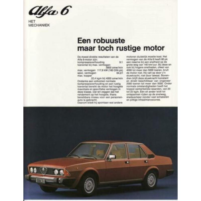 Alfa Romeo 6, set, 1979