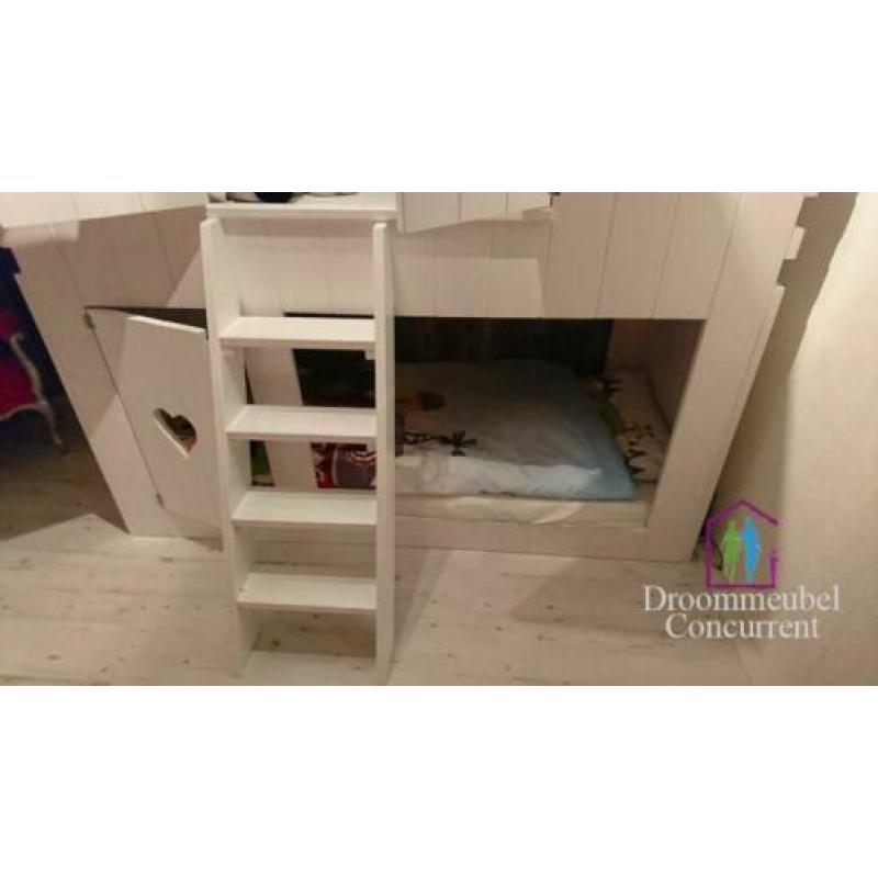 GRATIS MONTAGE! Bedhuisje Boomhut bed Steigerhout Superstar