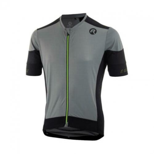 Fietsshirt Rogelli Rice grijs/zwart/fluor race pasvorm