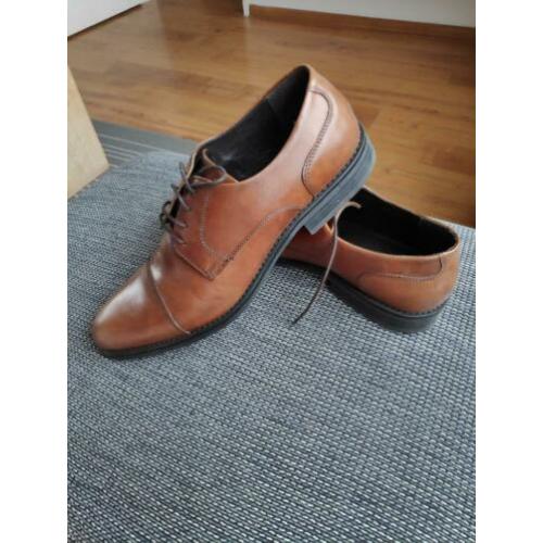 Bruin leren schoen 46 maat