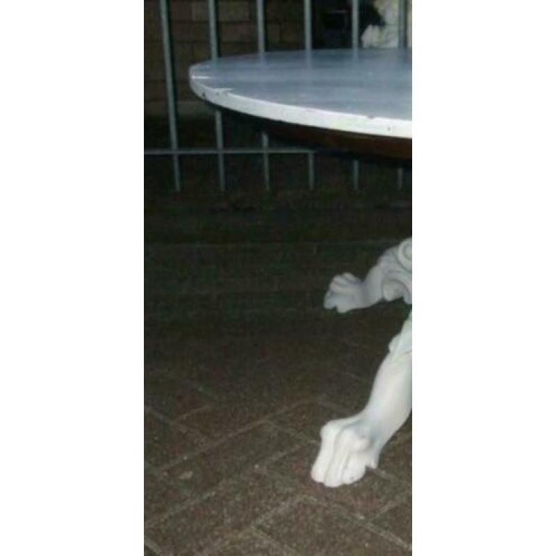 Prachtige brocante barok salontafel in landelijke styl
