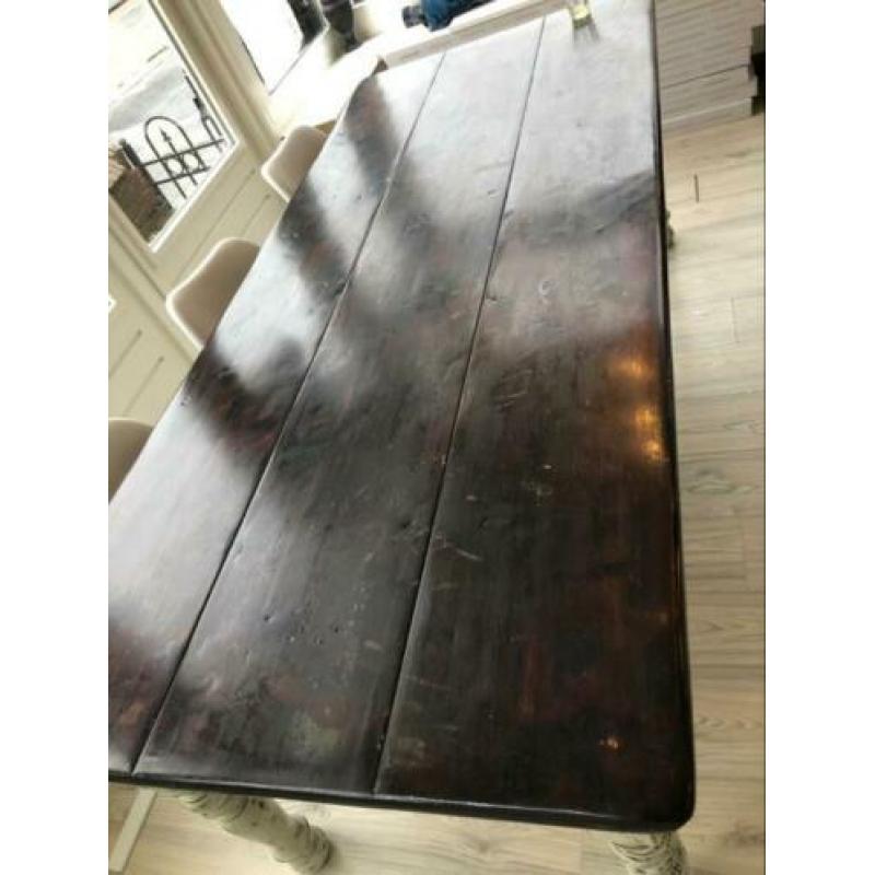Eettafel white wash
