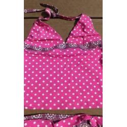 CYELL stip tankini in cerise tinten mt 40