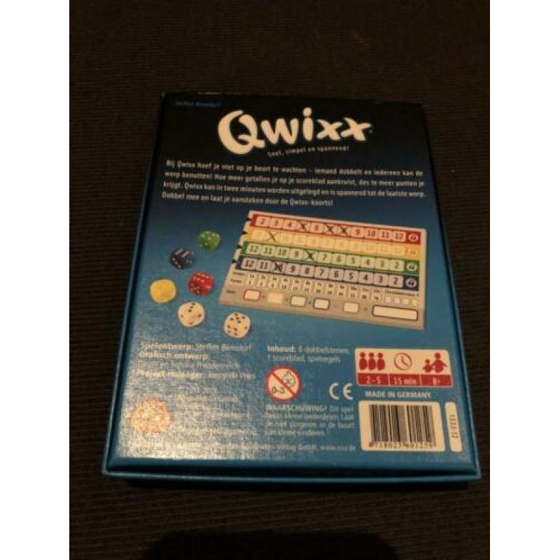 Qwixx eenvoudig reis spel
