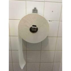 Grote RVS toiletrolhouders