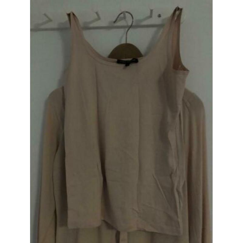 Licht Roze blouse met bijpassende top
