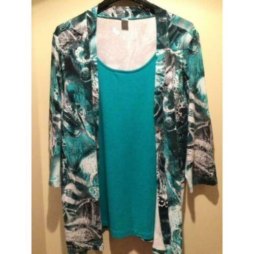Paola blouse van viscose, maat 46