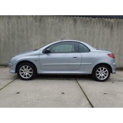Peugeot 206 CC 1.6-16V leder, Airco, LMV