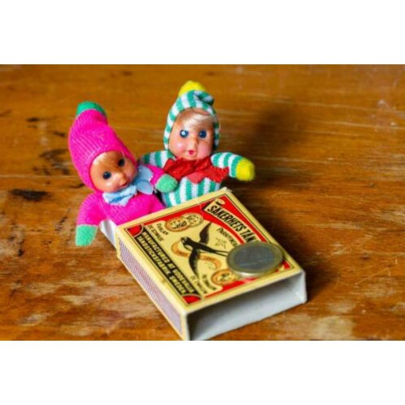 Retro Luciferpopjes, luciferpopje uit 70er jaren,