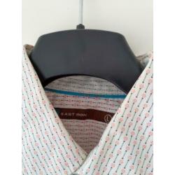 Cast Iron overhemd korte mouw. Maat L. Leuke details