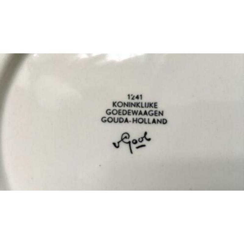 Reclame bordje voor Calvé, NOF, v gool goedewaagen