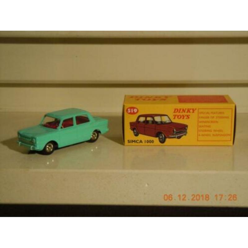 Simca 1000. Model van het merk agostini dinky toys .