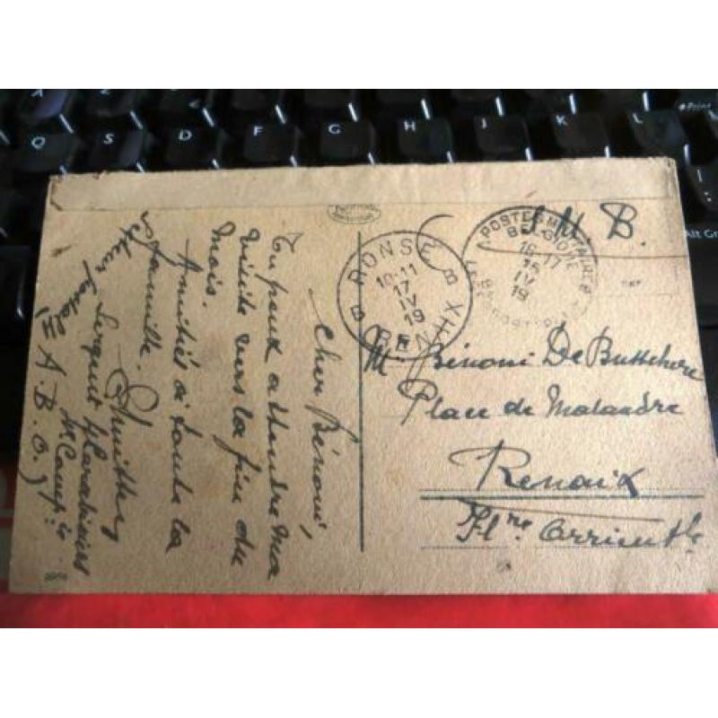 3 oude Duitse postkaarten ansichtkarten WOI