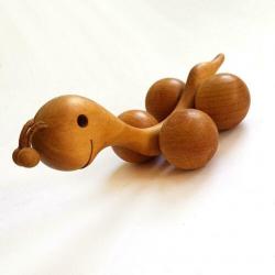 Scandinavisch design houten massager