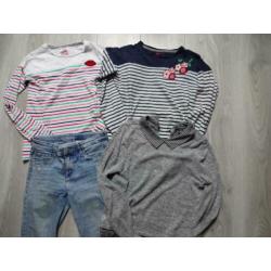 146-152/Leuk meidenpakket met diverse leuke kleding
