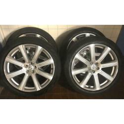 Nette set 21 inch Volvo velgen 275-40-21 zomerbanden XC 90