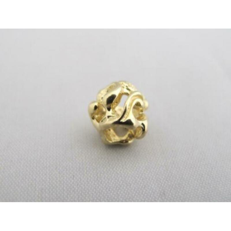 Trollbeads Witte Wieven Goud 750/18 Krt IN NIEUWSTAAT! G-744