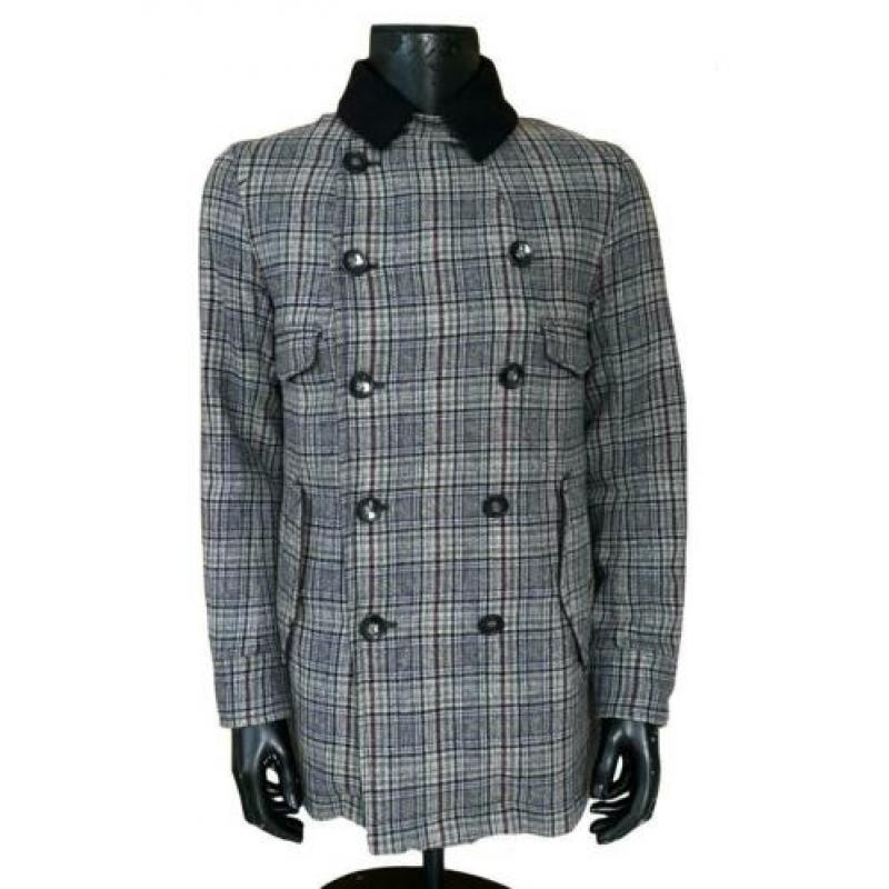 GSTAR Tweed Zomerjas/Colbert. Maat L. Kleur Grijs Geruit.