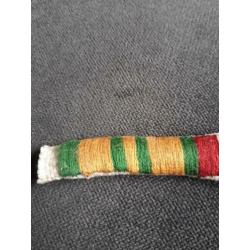 KNIL ww2 wo2 Nederlands 2x medaille bar stof