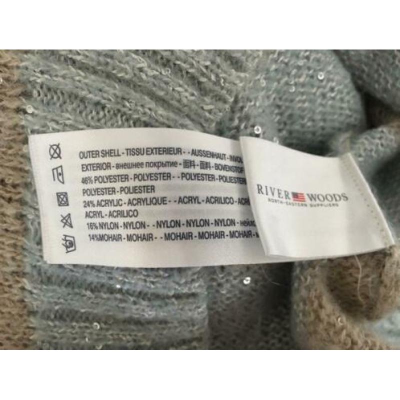 - River Woods - trui maat 6 / 116 lichtblauw beige