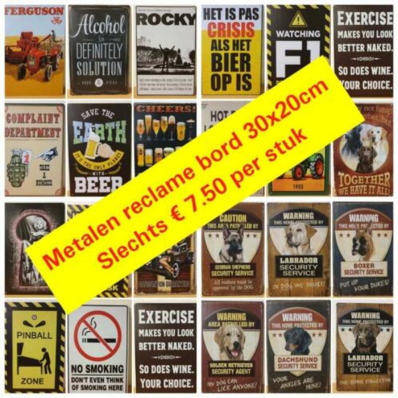 Route 66 highway cafe motor reclamebord wandbord van metaal