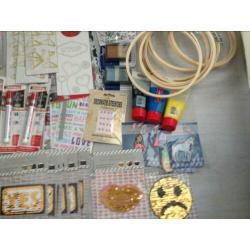 Partij hobby artikelen 83 stuks