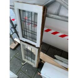 Antieke glas-in-lood ramen - 24 stuks
