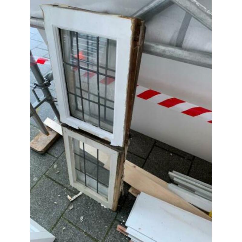 Antieke glas-in-lood ramen - 24 stuks
