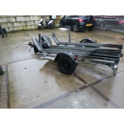 Gegalvaniseerde motor scooter trailer 650 euro