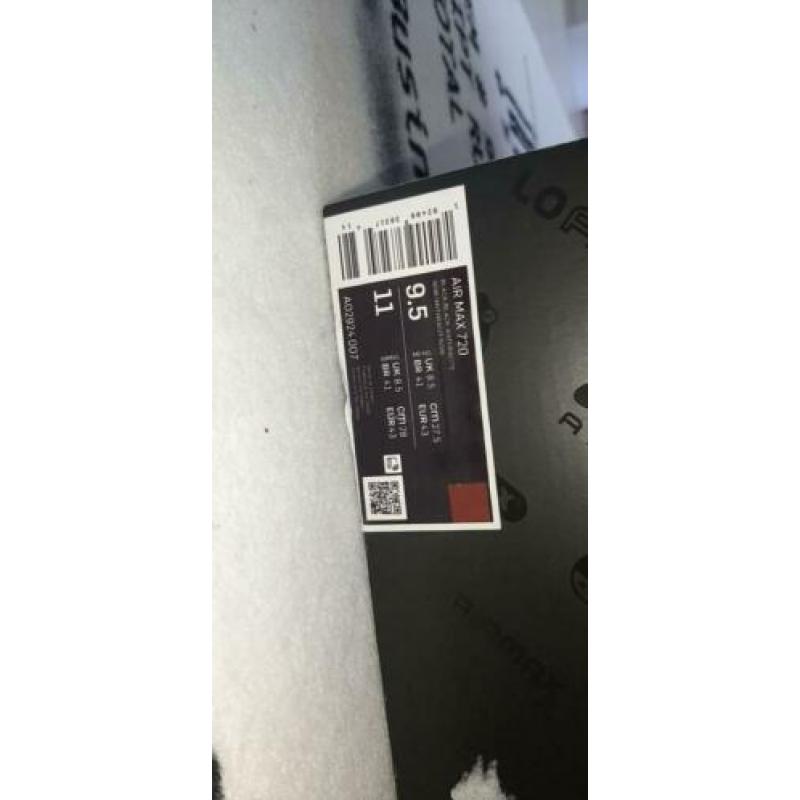 Nike Air Max 720 Zwart