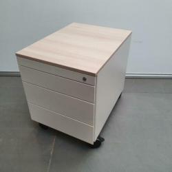 Steelcase ladeblok ladekast met 4 laden softclose verrijdbaa