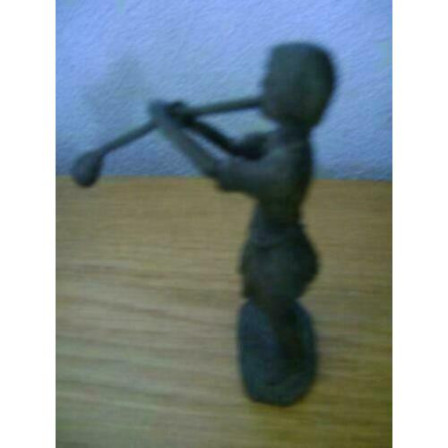 tinnen beeldje oude ambacht 3 8,5 cm