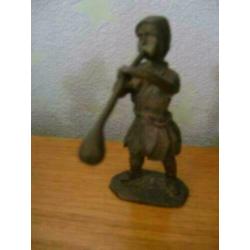 tinnen beeldje oude ambacht 3 8,5 cm