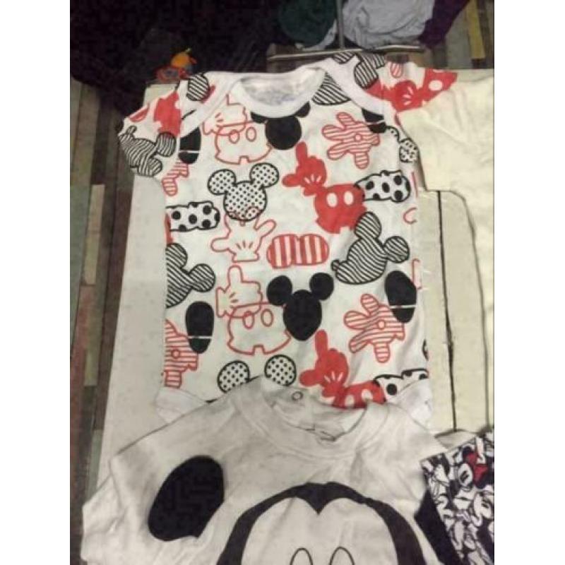 Disney rompers pakket, maat: 80