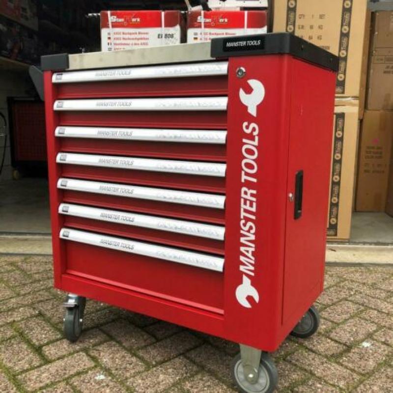Aanbieding! Mastertools Gereedschapswagen, 7 lades 6 vol