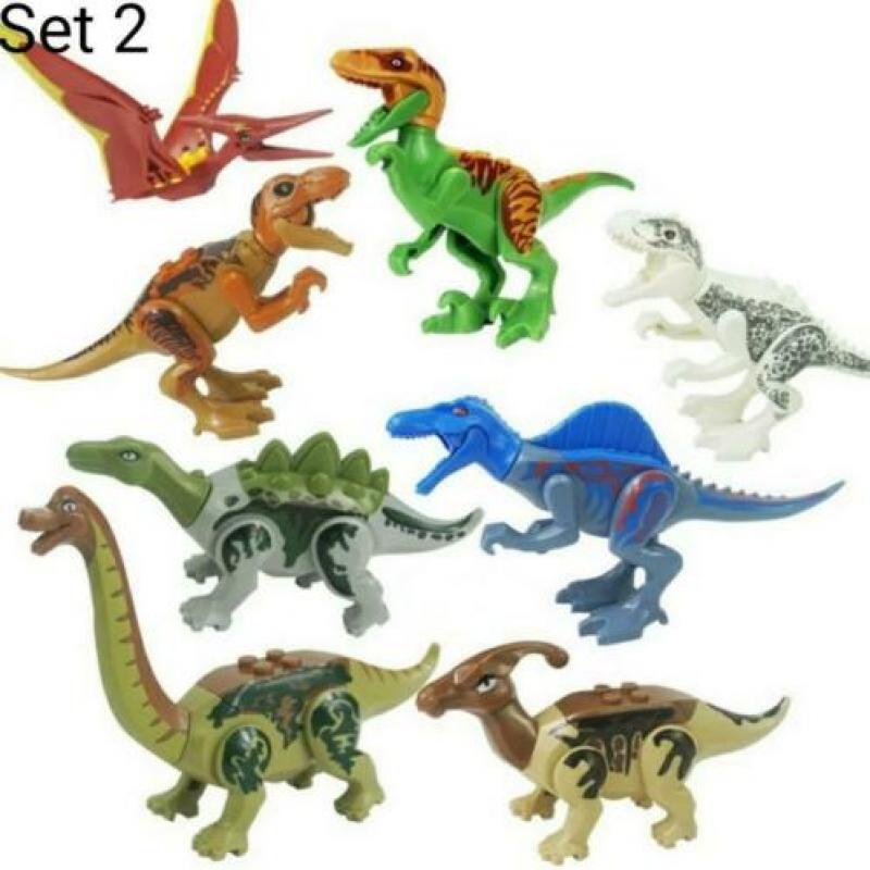 Jurassic World Dino Dinosaurus Diverse Sets! Custom Lego