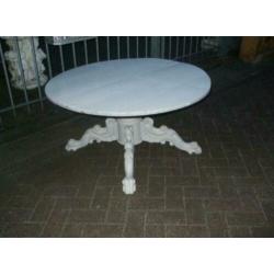 Prachtige brocante barok salontafel in landelijke styl
