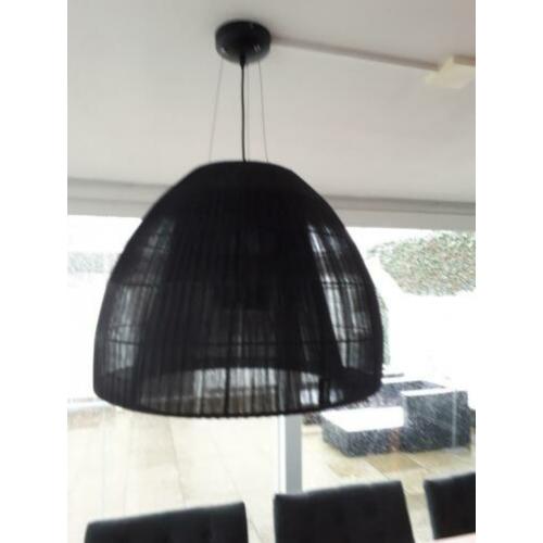 Hanglampen 2 zwart voile
