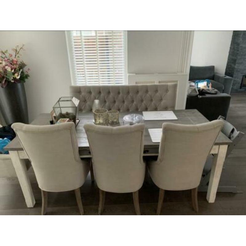 Eettafel salontafel dressoir Rivièra maison