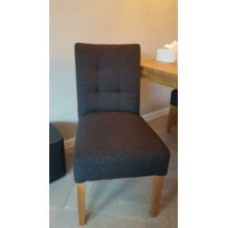 Woood teakhouten tafel 150×85 cm + 4 Woood stoelen