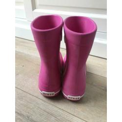 Crocs crocband Jaunt regenlaars roze maat J1 (32-33)