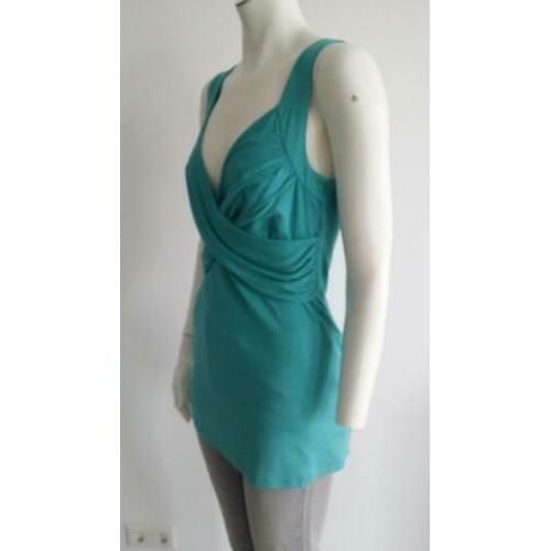 NIEUW Dames 40/L TRAMONTANA overslag top groen hempje zomer